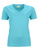 Damen Funktionsshirt mit V-Ausschnitt ~ pacific-blau S