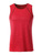 Herren Sports Tanktop ~ rot-melange/titan XL