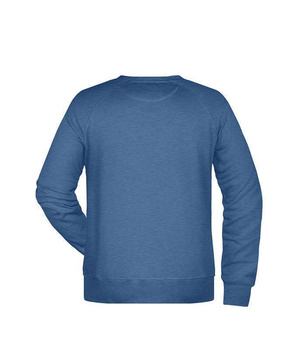 Herren Sweatshirt aus Bio-Baumwolle ~ light-denim-melange XXL