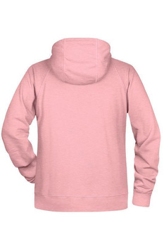 Herren Kapuzensweater aus Bio Baumwolle ~ rose-melange L