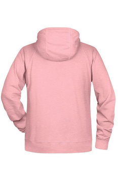 Herren Kapuzensweater aus Bio Baumwolle ~ rose-melange XXL
