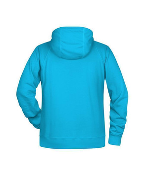 Herren Kapuzensweater aus Bio Baumwolle ~ trkis XL