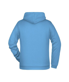 Herren Basic Kapuzensweat ~ himmelblau XL