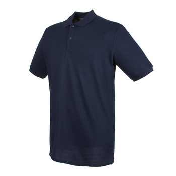 Herren Microfine-Piqu Polo Shirt~ Oxford navy XS